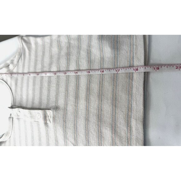 Old Navy Womens Pastel Ice Cream Stripe Tank M Y2K Retro Dopamine Summer Cute - Picture 2 of 8